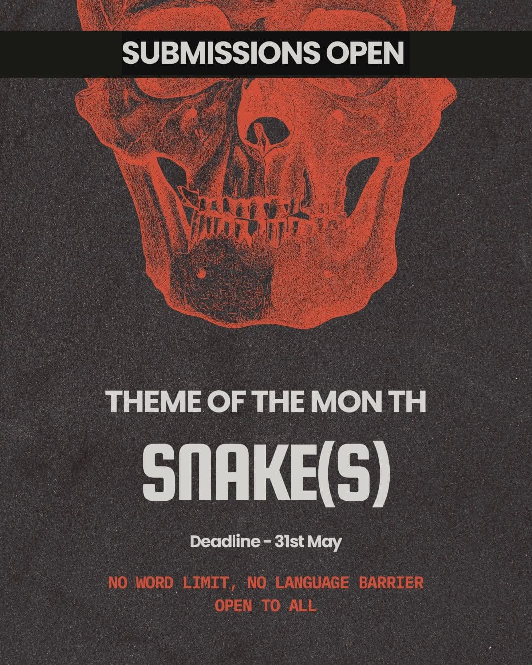 SNAKE(S) theme poster